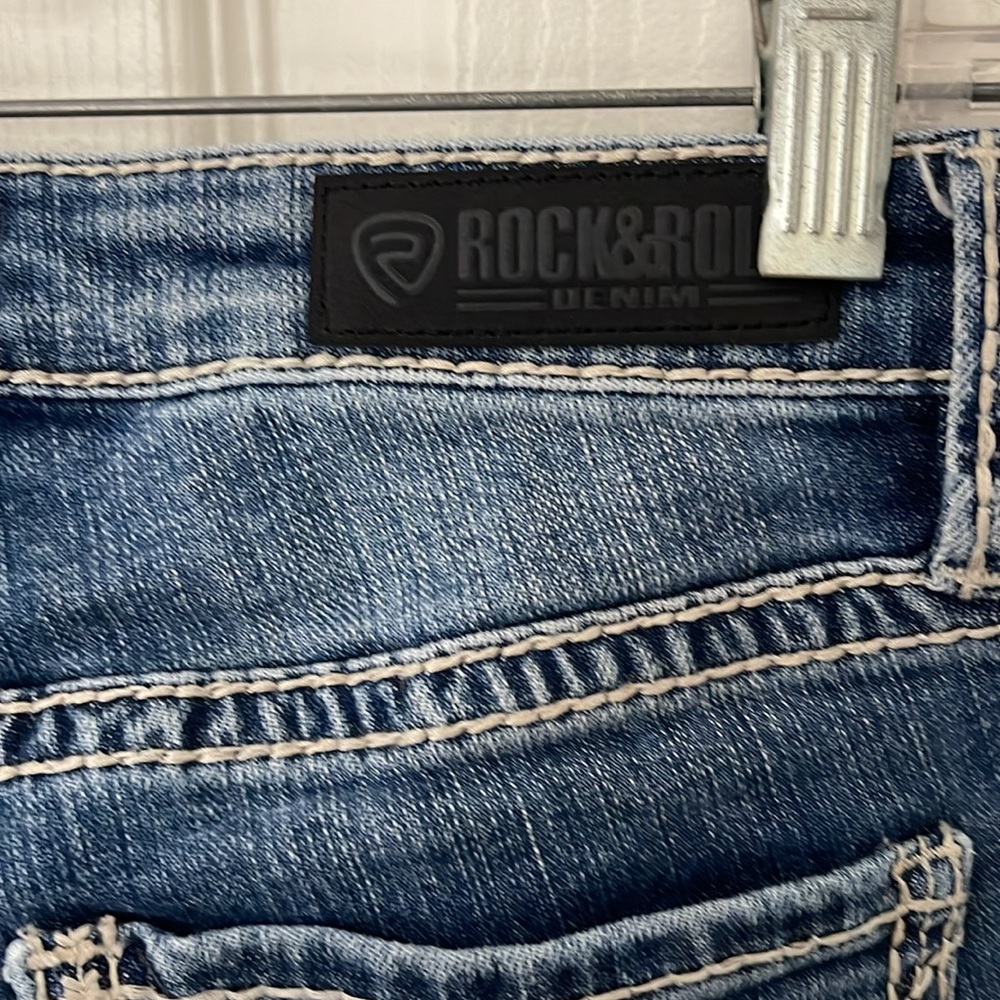 Rock & Roll Denim Mid Rise Riding Jeans - Picture 7 of 9
